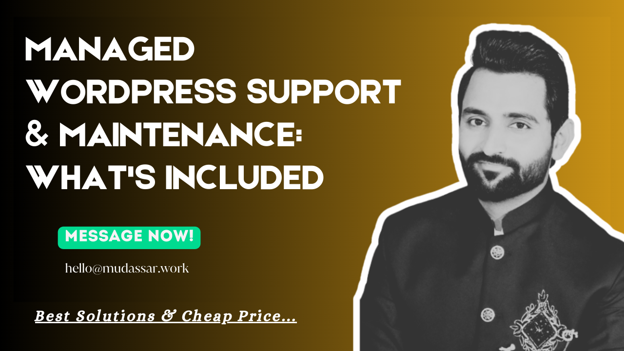 Managed WordPress Support & Maintenance What's Included